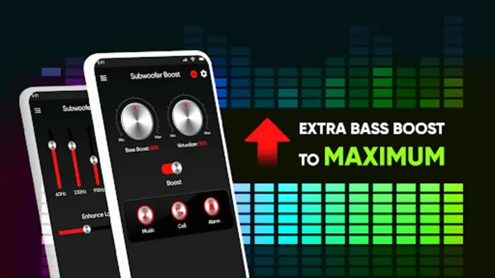 Subwoofer bass booster amplify android App screenshot 4